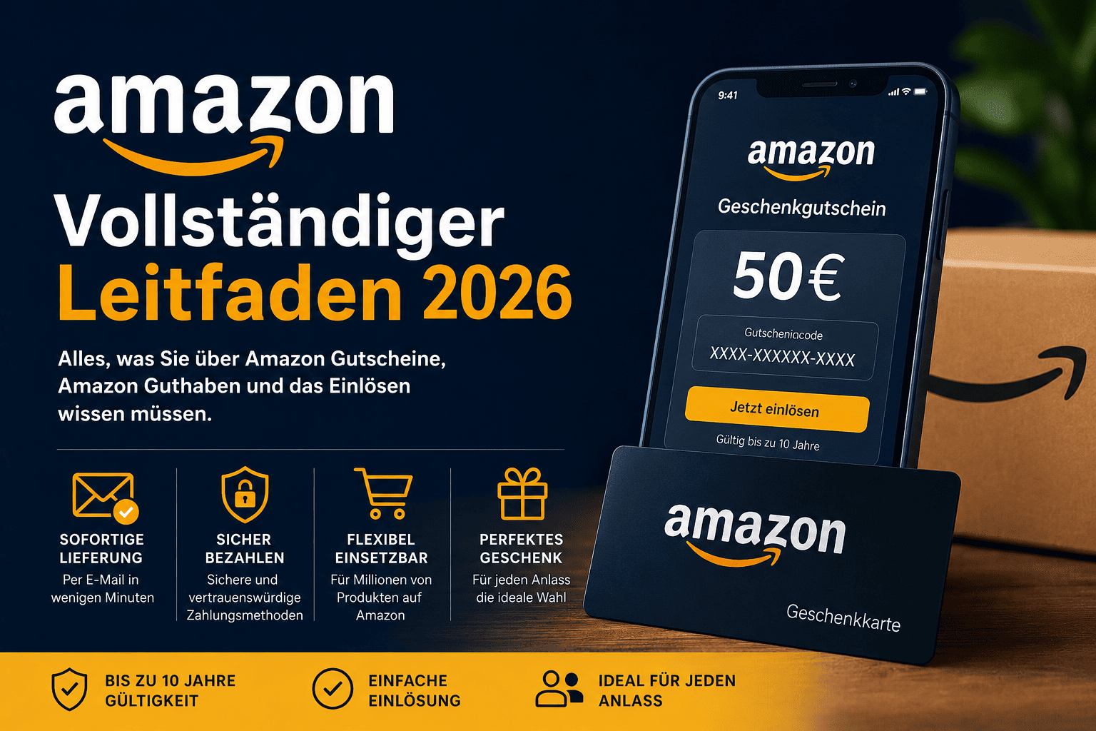 Amazon Gutschein kaufen – Vollständiger Leitfaden 2026