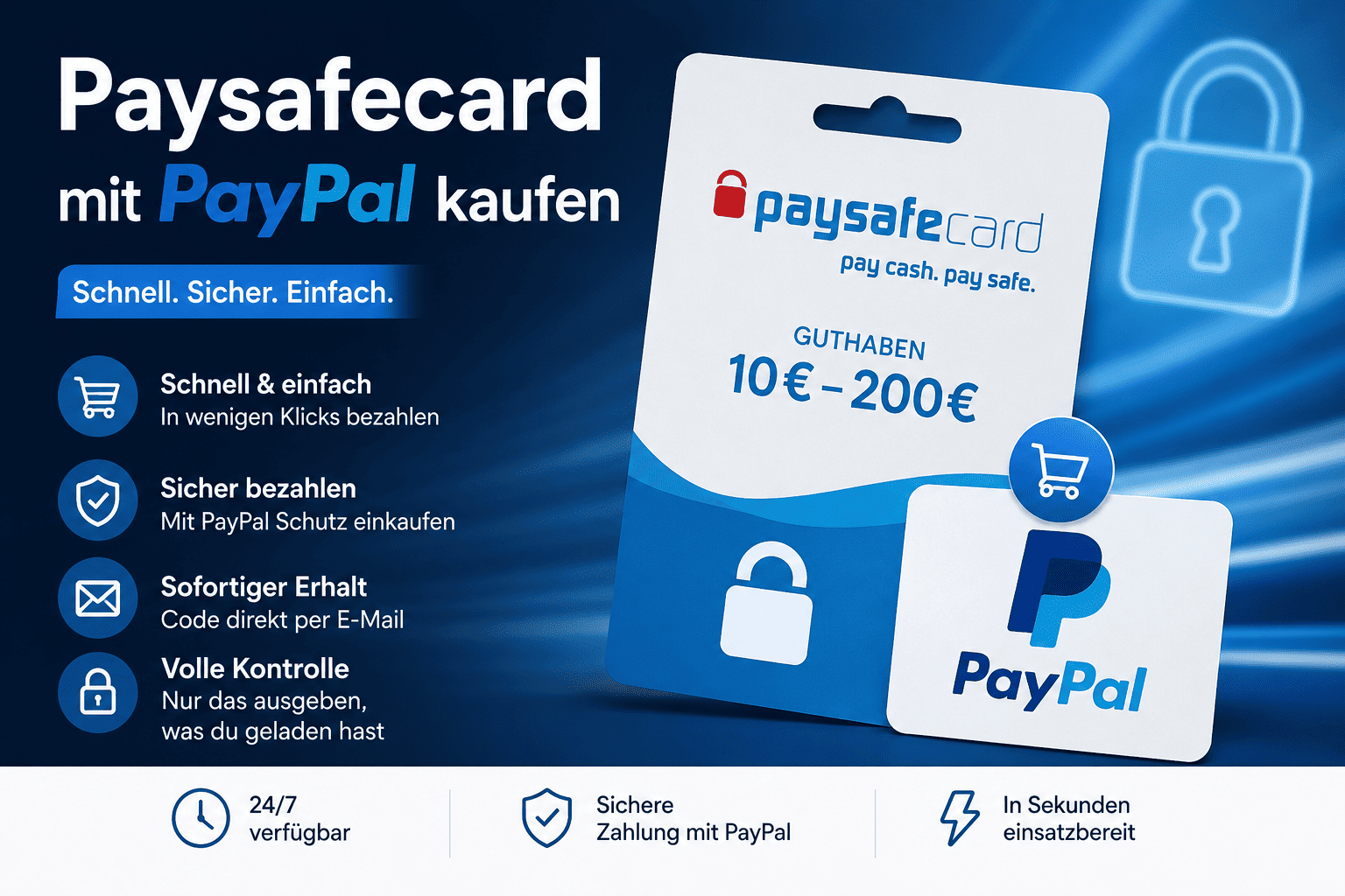 Paysafecard mit PayPal kaufen – Schnell und sicher online bezahlen