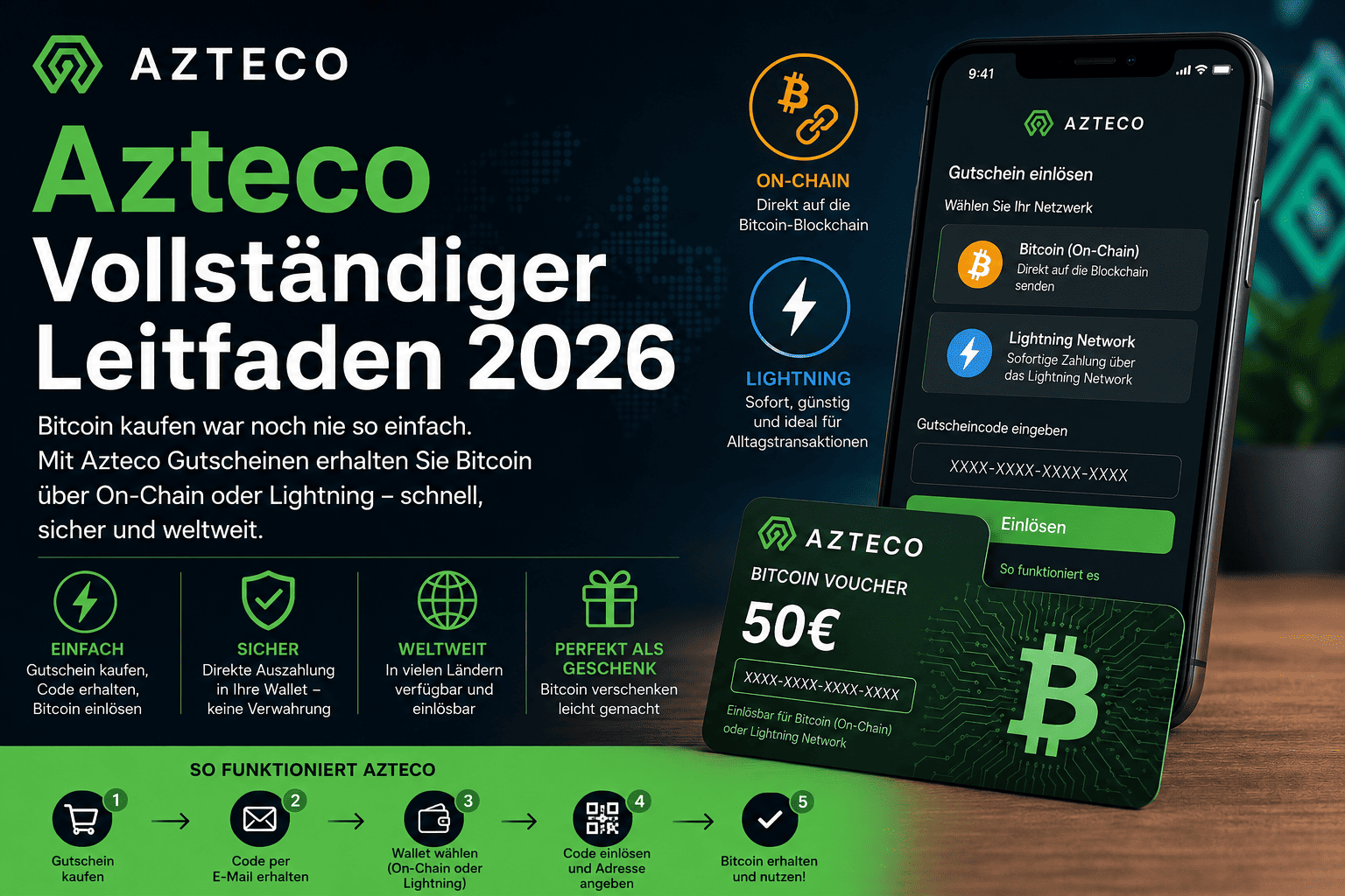 Azteco kaufen – Vollständiger Leitfaden 2026