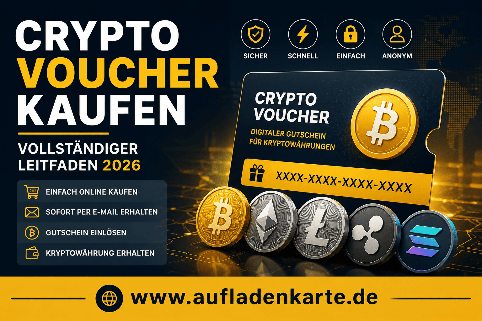 Crypto Voucher kaufen – Vollständiger Leitfaden 2026