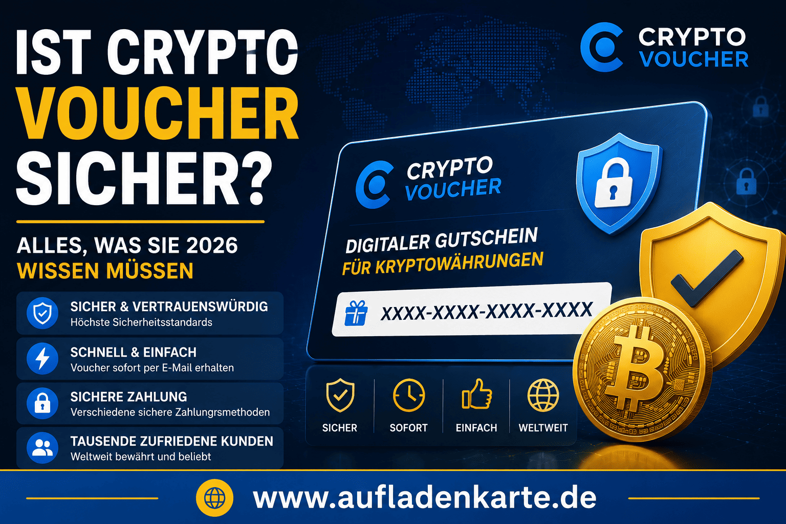 Ist Crypto Voucher sicher? Alles, was Sie 2026 wissen müssen