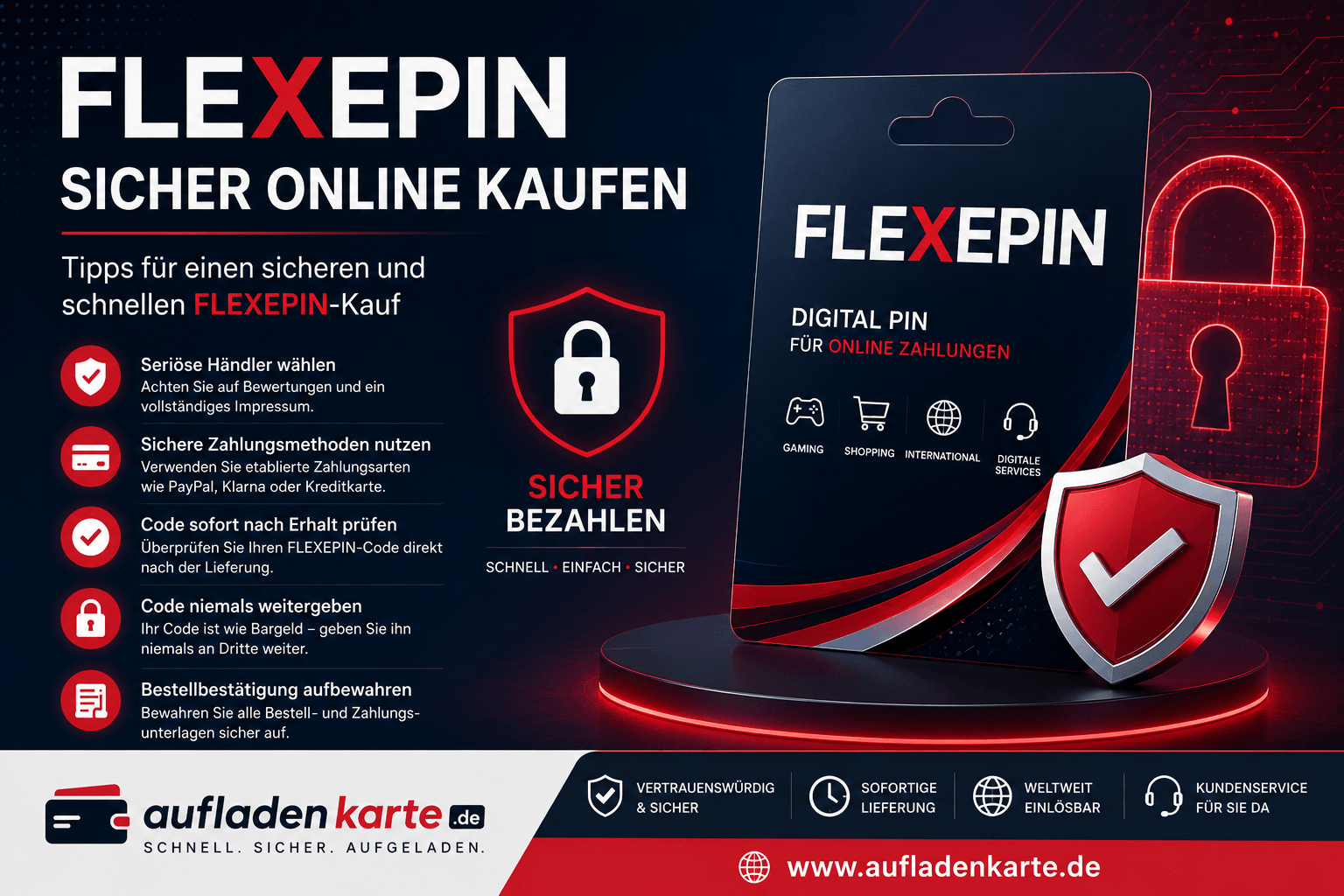 Tipps für den sicheren Kauf von Flexepin online